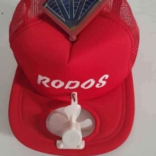 Cap with fan