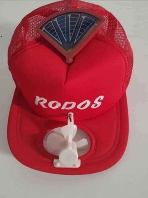 Cap with fan