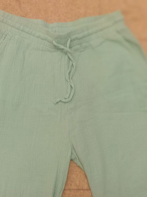 Mint color wide pants size M