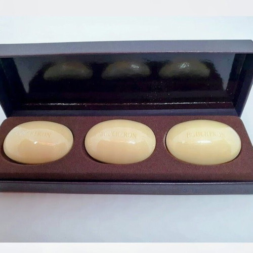 Boucheron Paris set of 3 aromatic soaps new