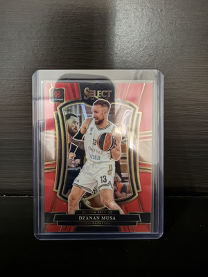2025-26 Panini Select EuroLeague Red Prizm #153 Dzanan Musa card like new
