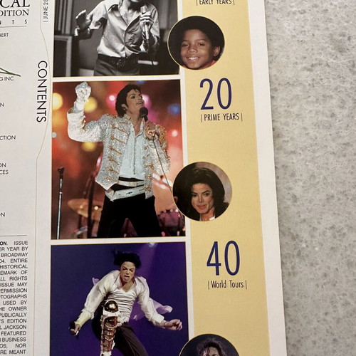 Historical Michael Jackson Magazine 2009 like new