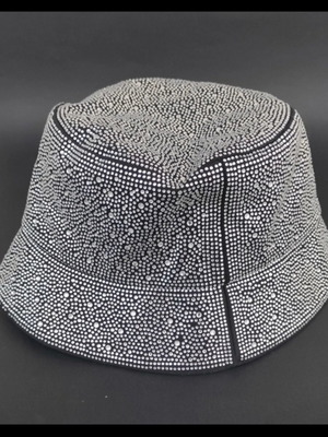 Calliope women's hat with rhinestones like new, black