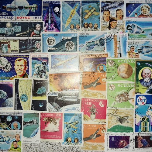 Thematic Space Stamps Collection