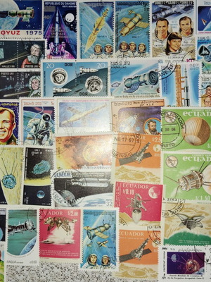 Thematic Space Stamps Collection