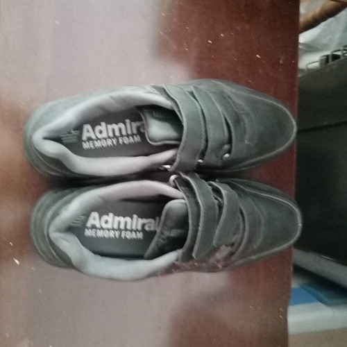 Admiral Memory Foam Athletic Shoes Size 41, Black