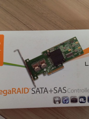 LSI MegaRAID SAS 9240-8i new with SF8087 cables