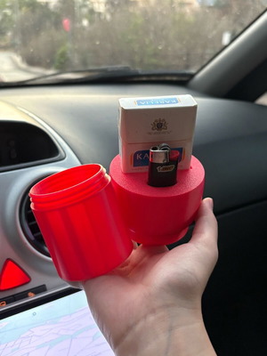 Car Base for Pack and Lighter with Storage, New