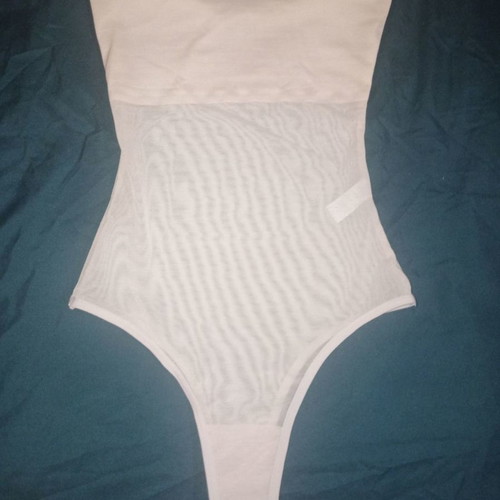 Strapless shapewear bodysuit new beige XS
