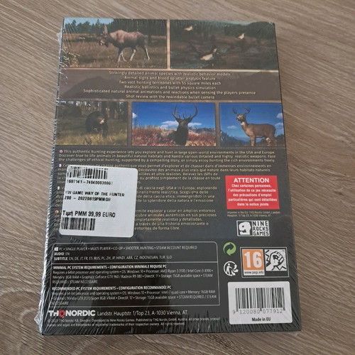 Way of the hunter for PC new in original shrink wrap