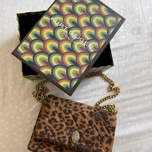 Kurt Geiger crossbody bag new, leopard print