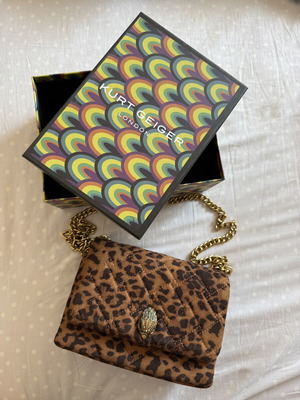 Kurt Geiger crossbody bag new, leopard print