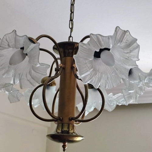 Vintage Brass Chandelier 6-light | Aristocratic Design | Custom Order