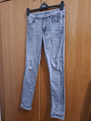 Zara kids' grey jeans, size 164 cm, age 13-14