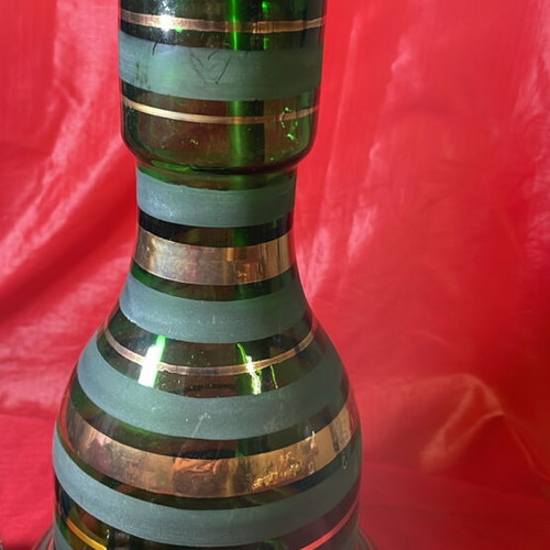 Hookah from Constantinople 1960 like new, brass with glass base