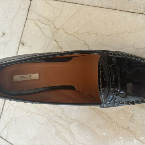 Geox platform sandals like new, size 40, black and grey