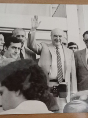 Collectible photo Andreas Papandreou and associates used