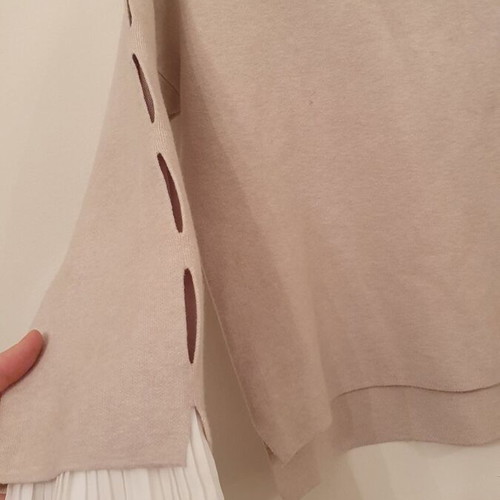 Blouse used beige, size L / 40 / 12