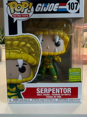 Funko Pop! G.I. Joe Serpentor #107 Limited Edition new