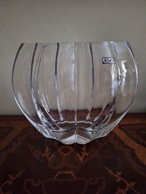 Espiel χειροποίητο πρωτότυπο κρυστάλλινο βάζο μεγάλο σαν καινούργιο