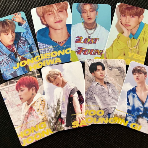 Ateez unofficial double-sided photocards fan made, like new