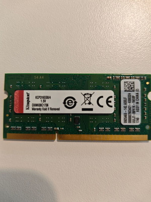 Kingston 4GB 1600 MHz SODIMM DDR3 RAM module