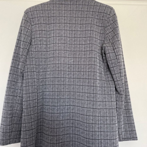 Checked jacket used, grey, size S