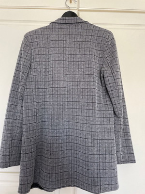 Checked jacket used, grey, size S