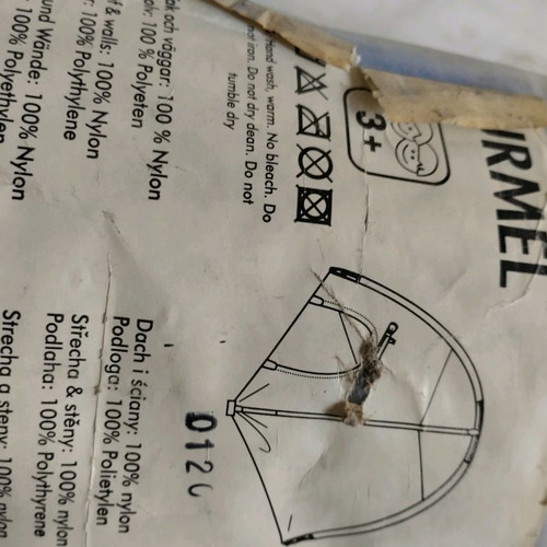 Children's tent large with chair, unused