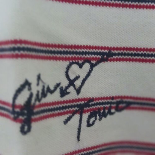Gin tonic sleeveless striped blouse like new, multicolor, size L
