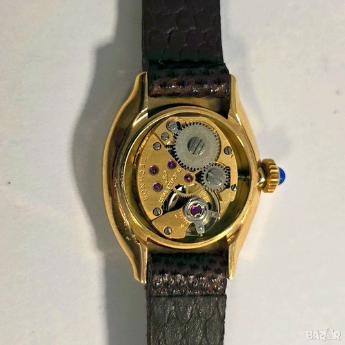 Technos Swiss wristwatch set Tank and Ellipse, NOS