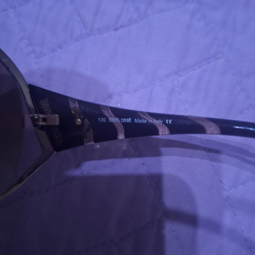 Roberto Cavalli sunglasses used, beige and brown gradient lenses with case