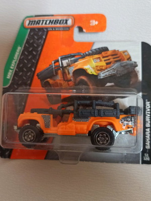 Matchbox Sahara Survivor 2014 new, orange #51