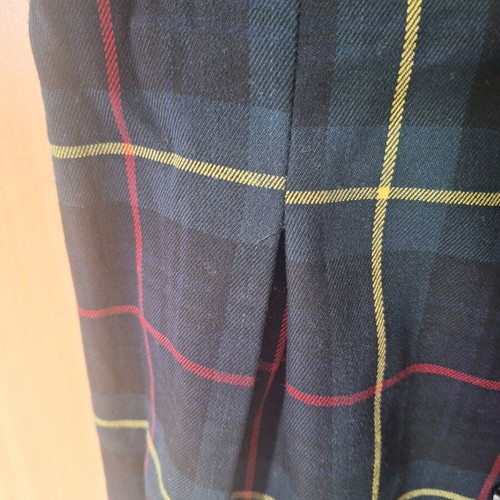 Celestino dress with pleats, belt and buttons like new, size M