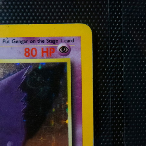 Gengar Pokemon card used, Fossil set 5/62, holo