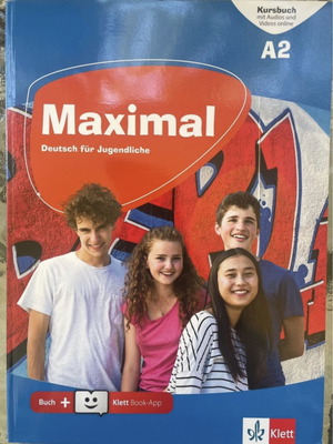 Maximal A2 Kursbuch Klett like new, German language book