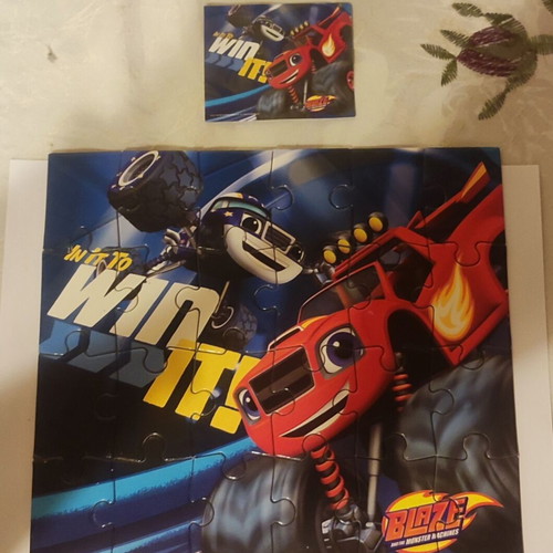 Chocolate egg "Blaze" puzzle like new