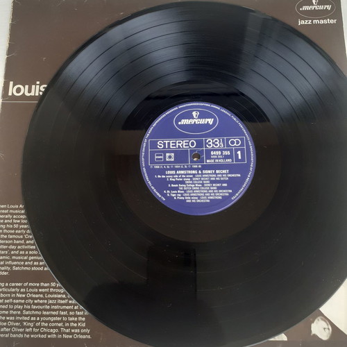Louis Armstrong-Sidney Bechet LP used, jazz