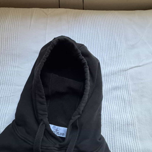 Stone Island black hoodie size medium like new