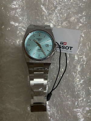 Tissot ρολόι καινούργιο, 40mm τιρκουάζ και ασημί
