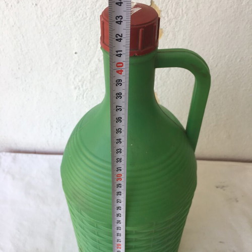 Plastic water jug 3 liters unused