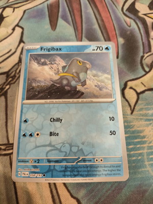 Frigibax Pokemon Card Reverse Holo Paldea Evolved like new