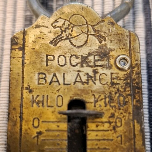 Pocket balance used 12 kg vintage, made in Germany