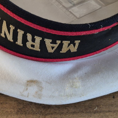 Marine Nationale Bachi French Navy Sailor Hat Vintage 1980-1990