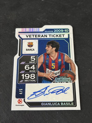 Gianluca Basile Veteran Season Ticket Stub autograph new