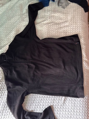 Fleece size medium black like new