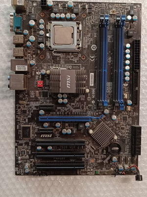 MSI P43-C51 Motherboard and Intel Core 2 Duo E7400 Processor like new