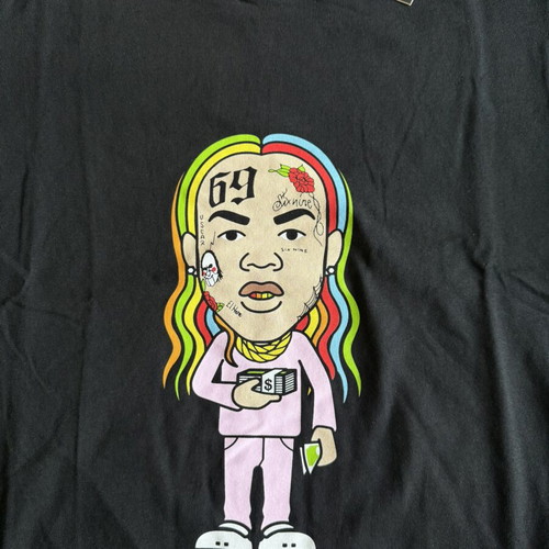 Mister Tee 6ix9ine T-shirt, black, size S