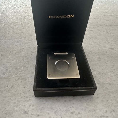 Cigar cutter CTS Solingen Germany like new with leather case Brandon