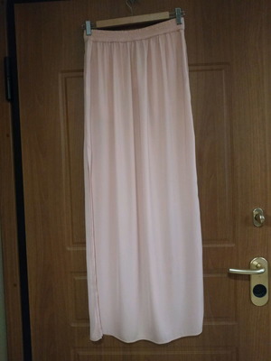Bershka long skirt new, size S, salmon color